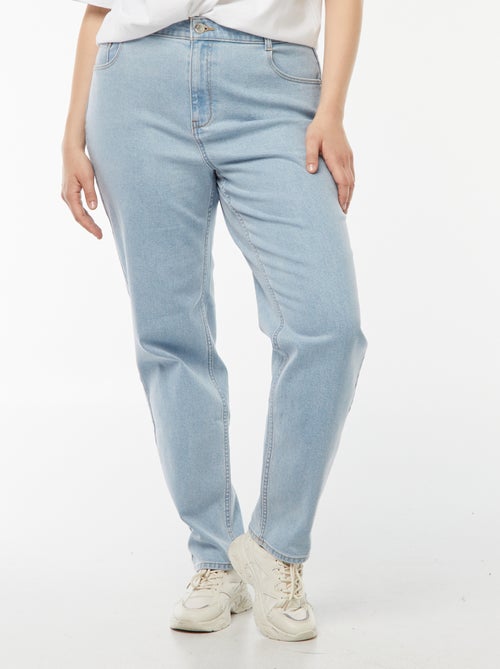 Mom jeans met hoge taille - L28 - Kiabi