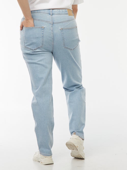 Mom jeans met hoge taille - L28 - Kiabi