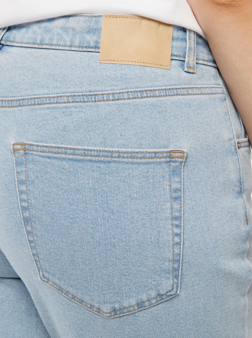 Mom jeans met hoge taille - L28 - Kiabi