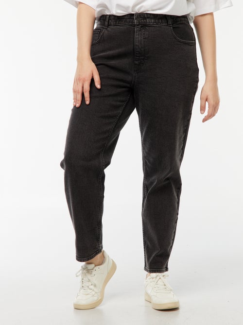 Mom jeans met hoge taille - L28 - Kiabi