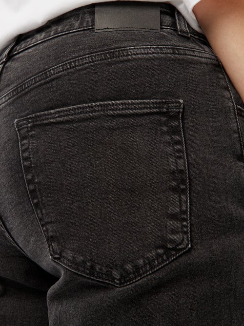 Mom jeans met hoge taille - L28 - Kiabi