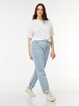 Mom jeans met hoge taille - L30