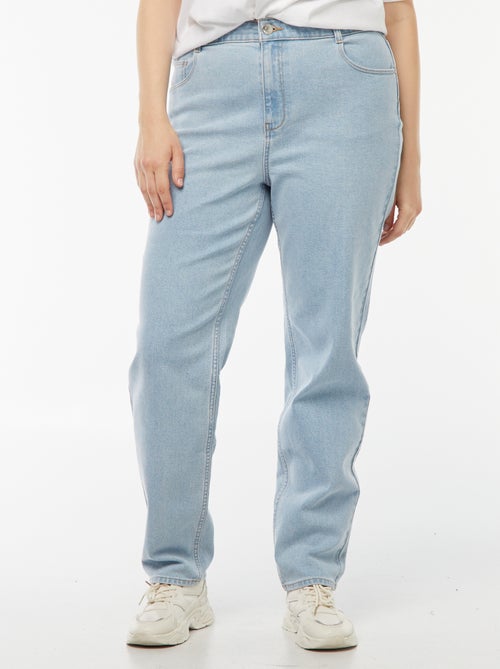 Mom jeans met hoge taille - L30 - Kiabi