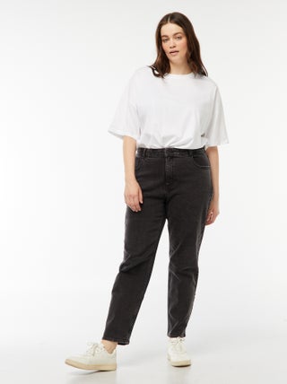 Mom jeans met hoge taille - L30