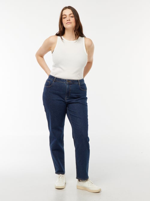 Mom jeans met hoge taille - L34 - Kiabi