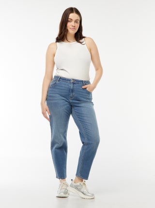 Mom jeans met hoge taille - L34