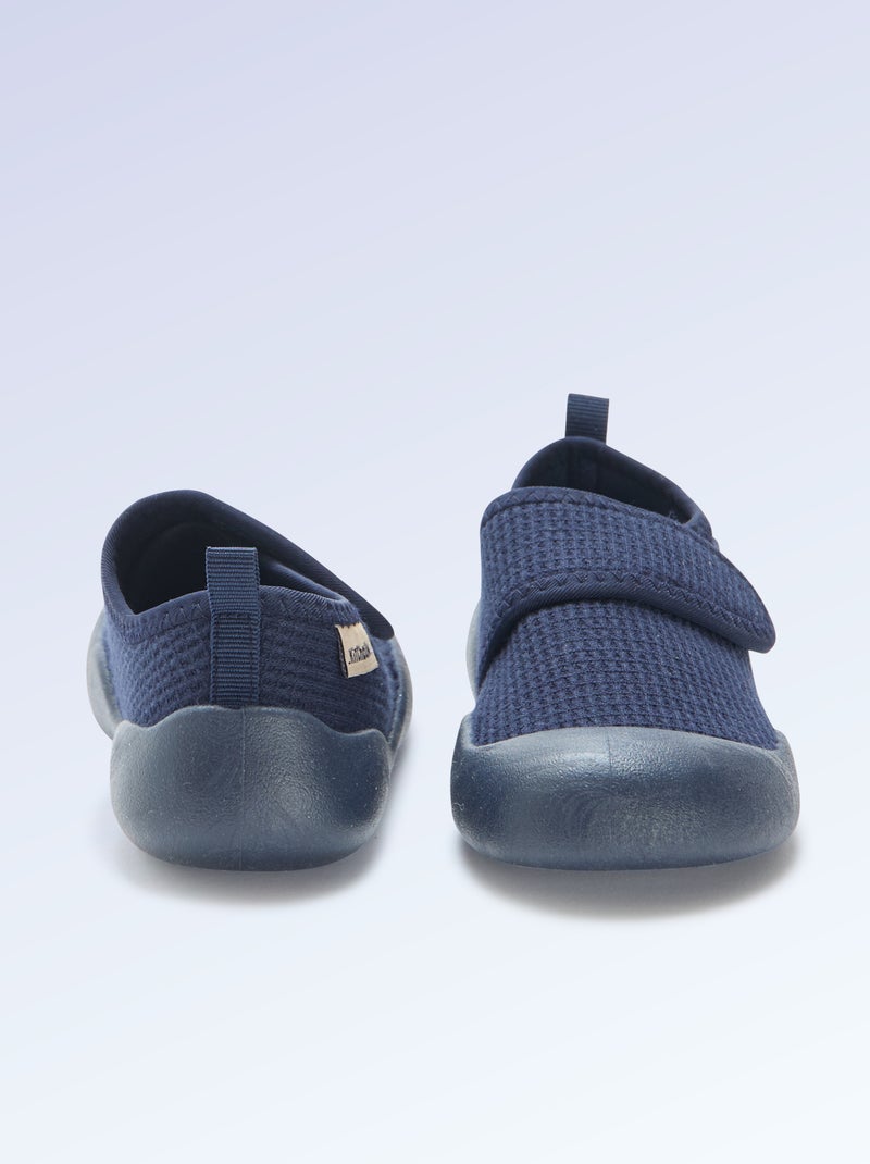 Motoriek 4 slofjes 'lopen' - Kitchoun Blauw - Kiabi