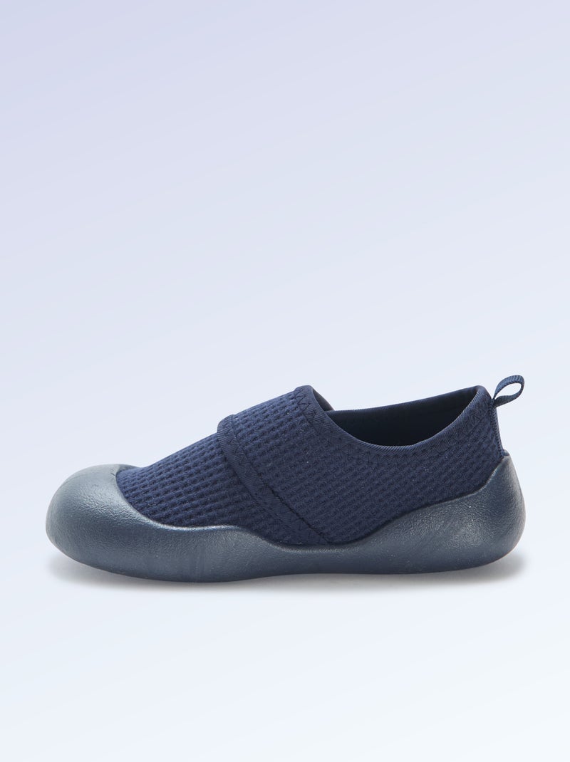 Motoriek 4 slofjes 'lopen' - Kitchoun Blauw - Kiabi