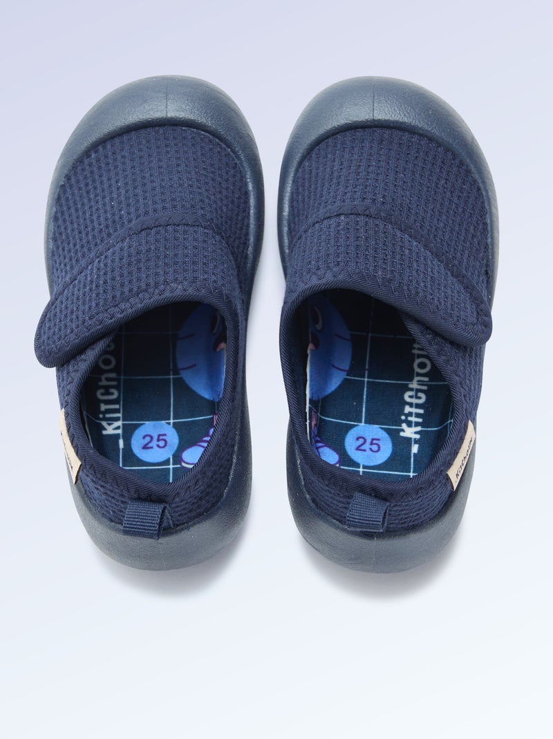 Motoriek 4 slofjes 'lopen' - Kitchoun Blauw - Kiabi