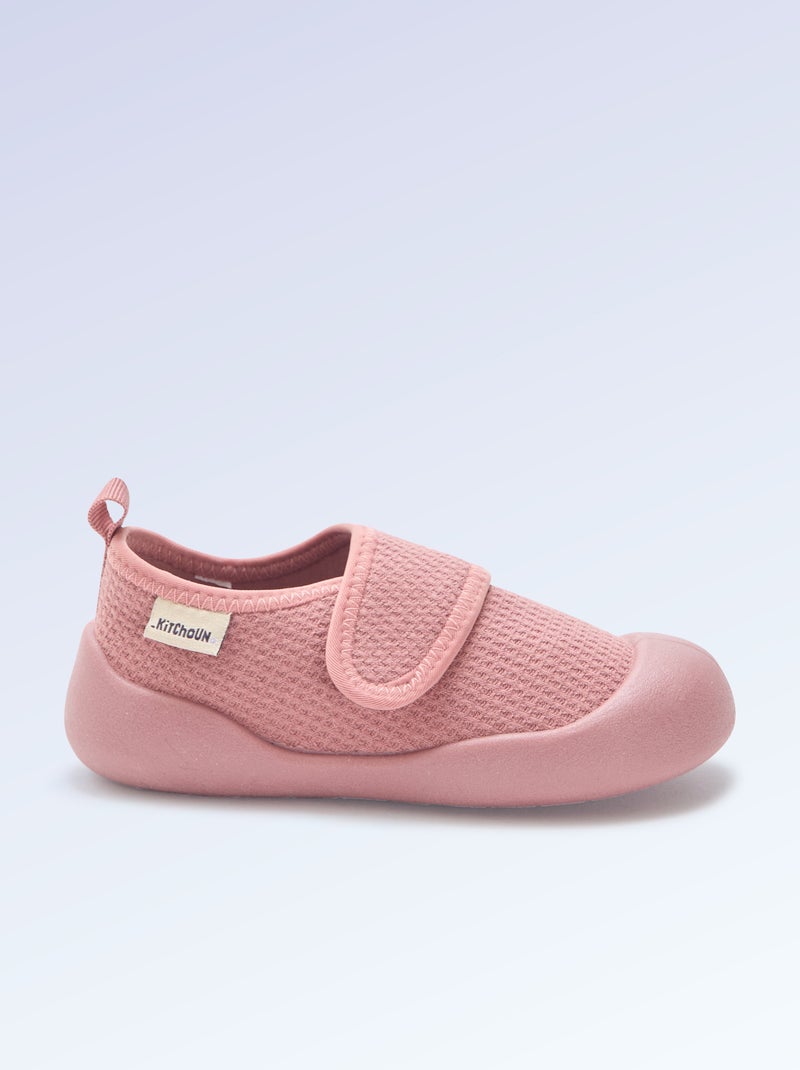 Motoriek 4 slofjes 'lopen' - Kitchoun Rose - Kiabi