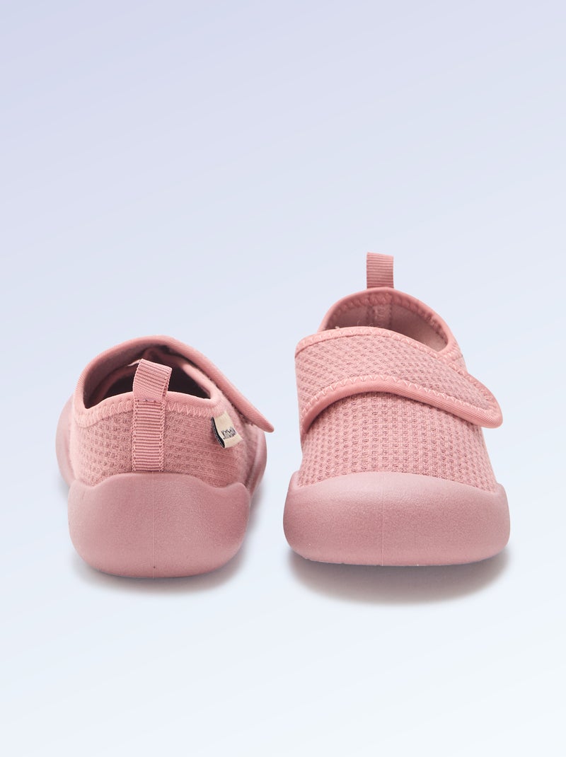 Motoriek 4 slofjes 'lopen' - Kitchoun Rose - Kiabi