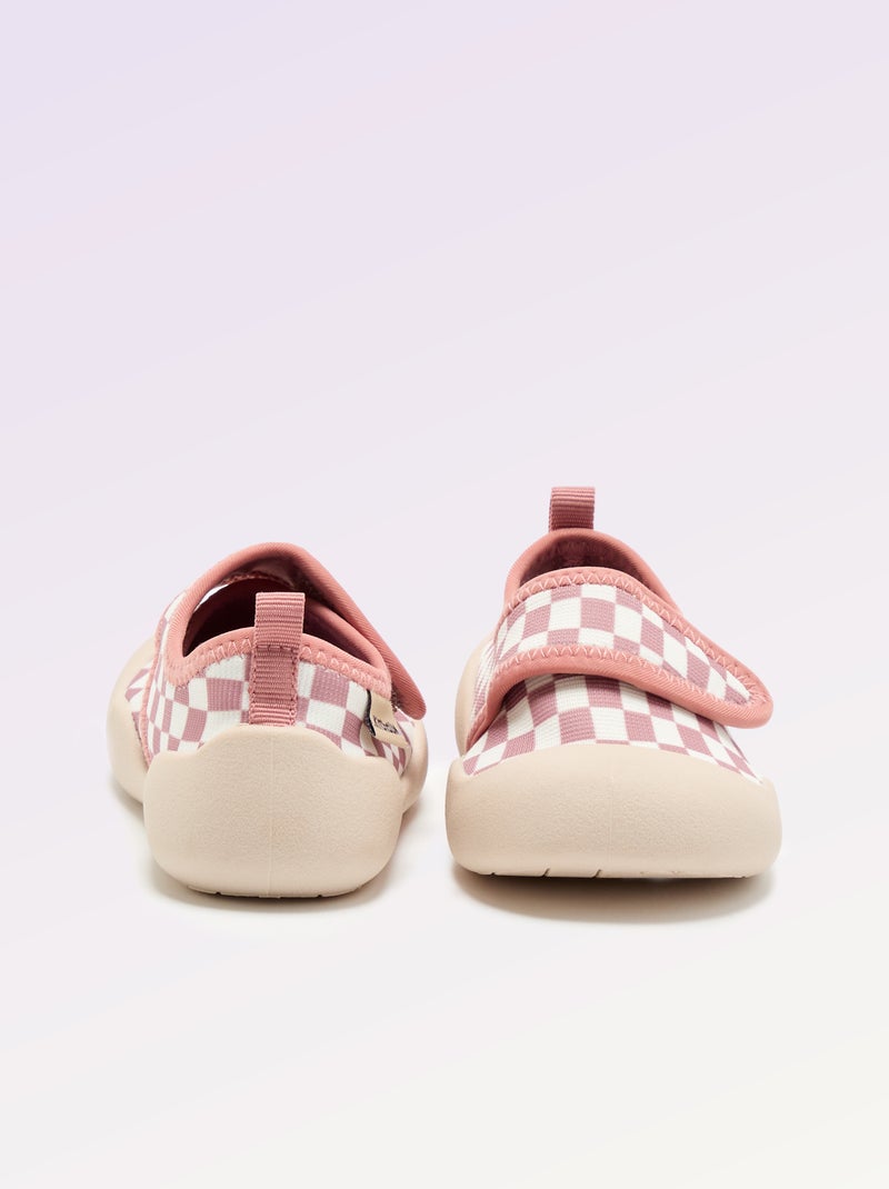 Motoriek 4 slofjes 'lopen' - Kitchoun Rose - Kiabi