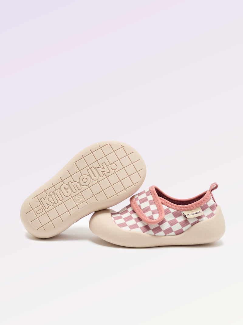 Motoriek 4 slofjes 'lopen' - Kitchoun Rose - Kiabi