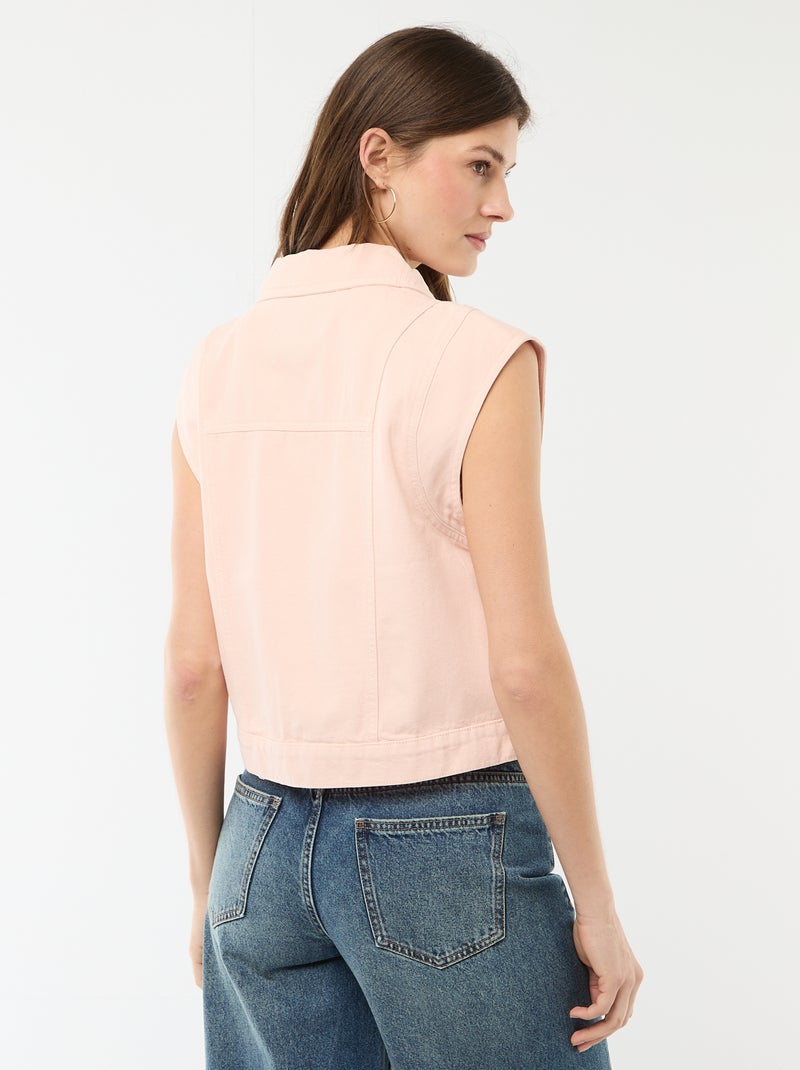 Mouwloos jasje met koeienprint Rose - Kiabi