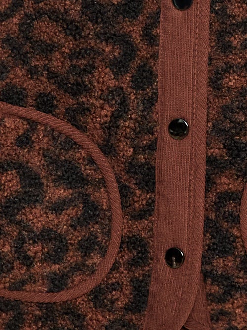 Mouwloos jasje van imitatieschapenvacht - Kiabi