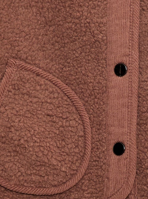 Mouwloos jasje van imitatieschapenvacht - Kiabi