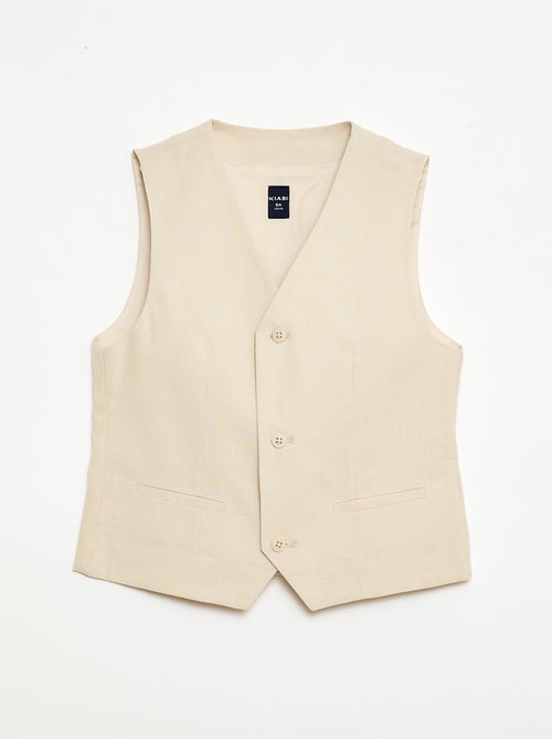 Mouwloos kostuumgilet - Kiabi