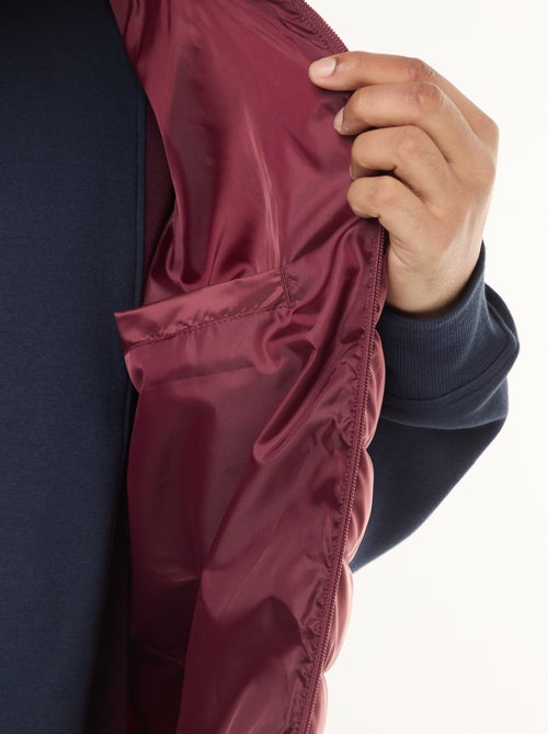 Mouwloos licht donsjack met opstaande kraag - Kiabi