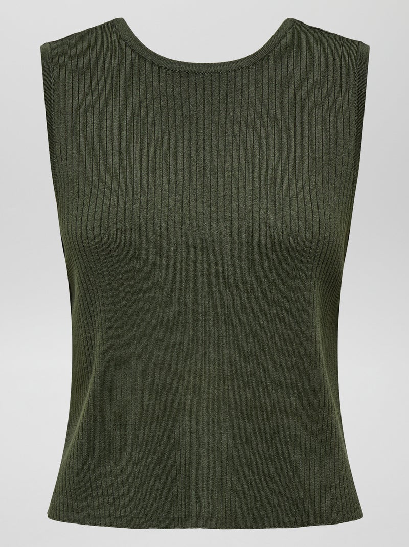 Mouwloos T-shirt 'JDY' GROEN - Kiabi