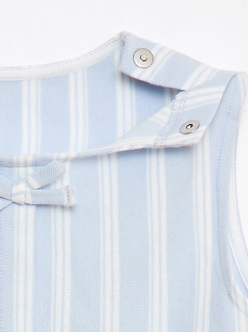 Mouwloos T-shirt met fantasieknopen - makkelijk aan te trekken collectie - Kiabi