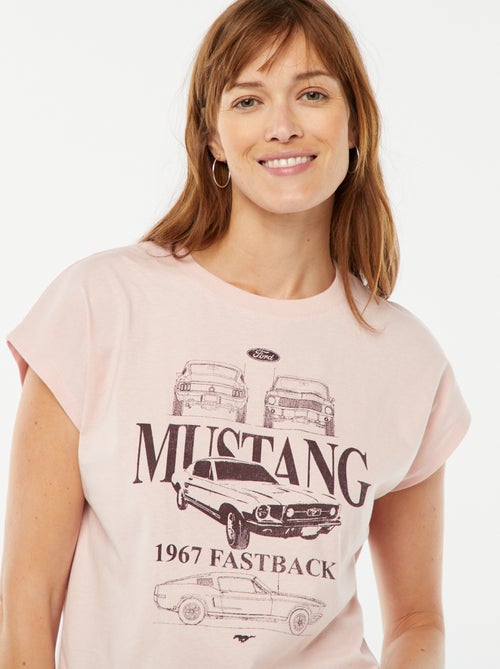 Mouwloos T-shirt 'Mustang' 'Ford' - Kiabi Mouwloos T-shirt 'Mustang' 'Ford' - Kiabi