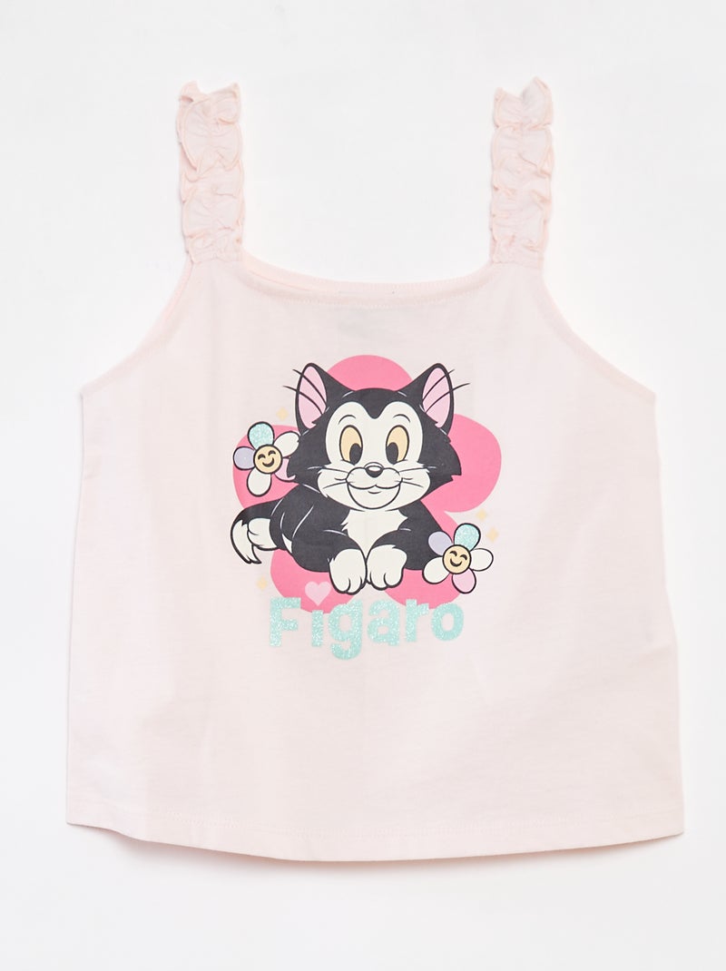Mouwloos topje met ruchebandjes 'Disney' ROSE - Kiabi