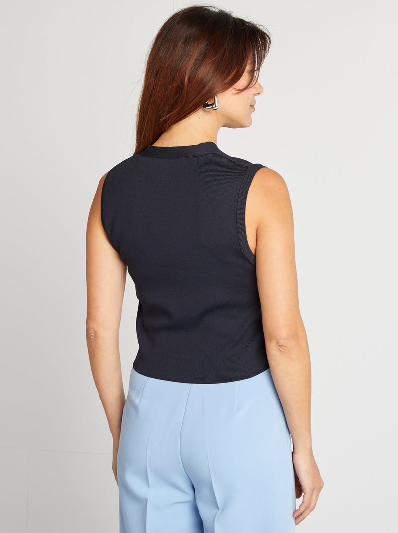 Mouwloos vest BLAUW - Kiabi