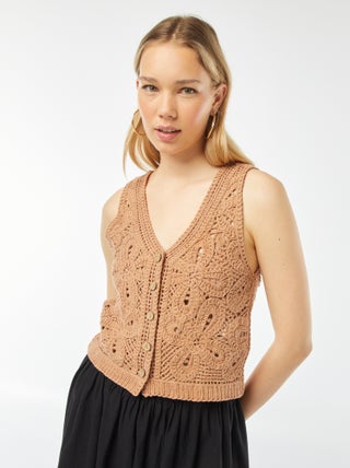 Mouwloos vestje