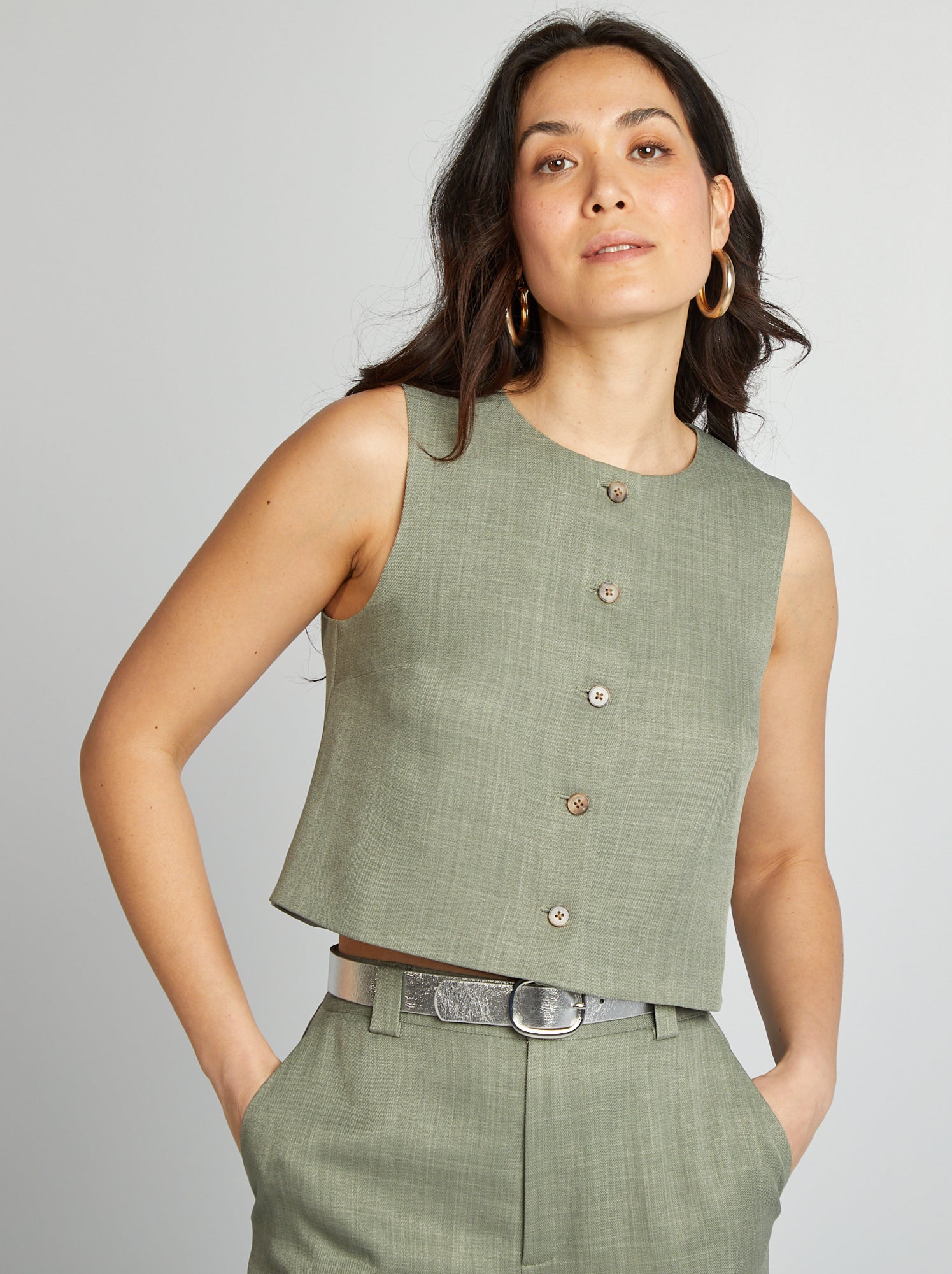 Satijnen Blouse | Dames blouse met elegante glans en tijdloze stijl