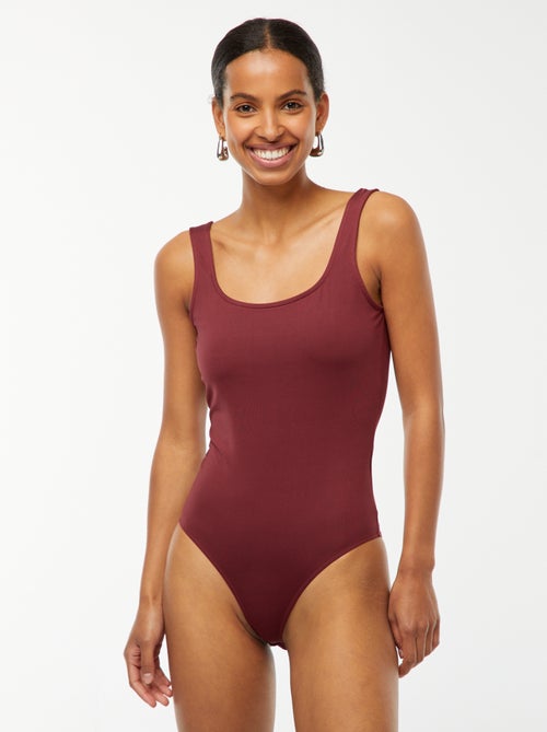 Mouwloze body met vierkante halslijn - Kiabi