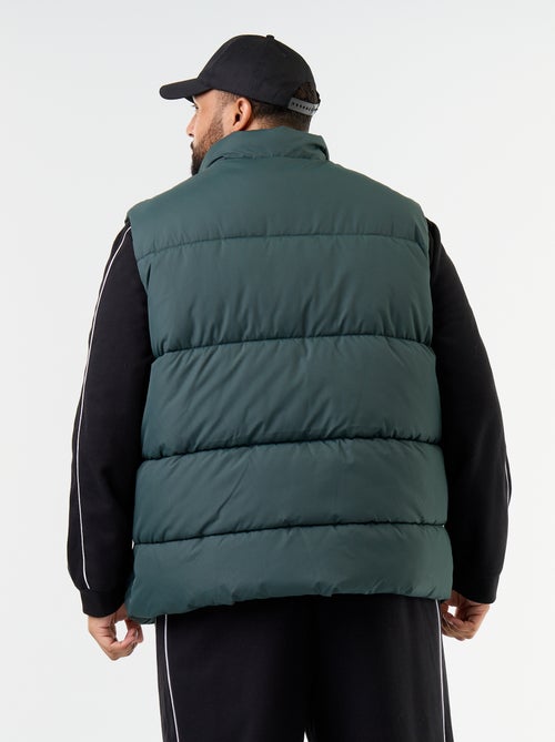 Mouwloze bodywarmer gevoerd met fleece - Kiabi