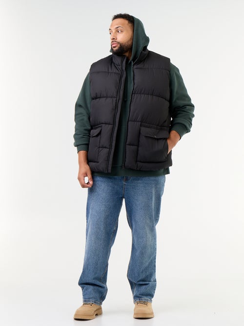 Mouwloze bodywarmer gevoerd met fleece - Kiabi
