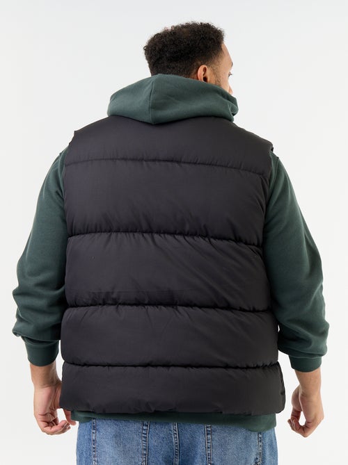 Mouwloze bodywarmer gevoerd met fleece - Kiabi