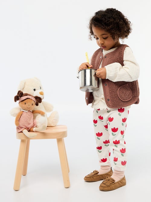 Mouwloze bodywarmer met schapenvachteffect - Kiabi