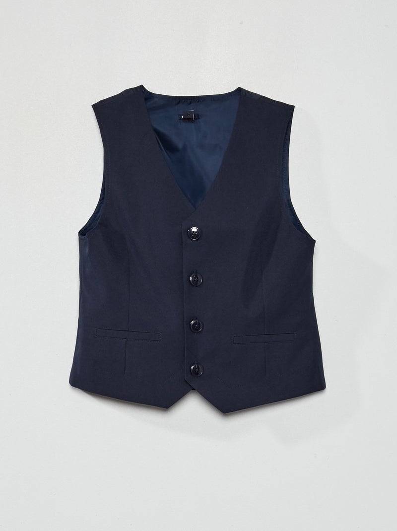 Mouwloze colbert BLAUW - Kiabi