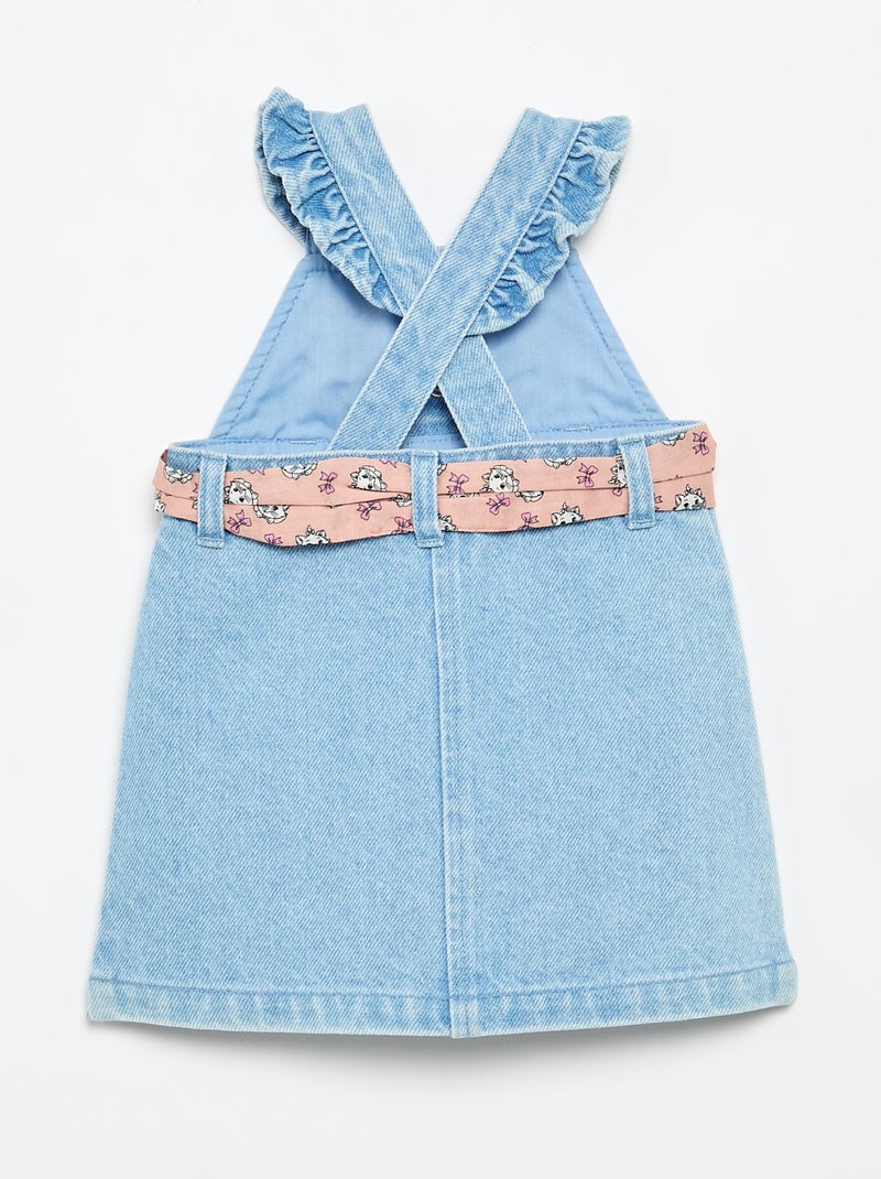 Mouwloze denim jurk Blauw - Kiabi
