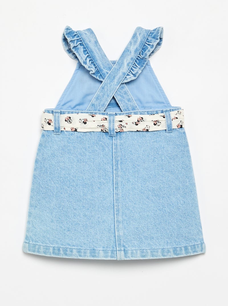 Mouwloze denimjurk Blauw - Kiabi