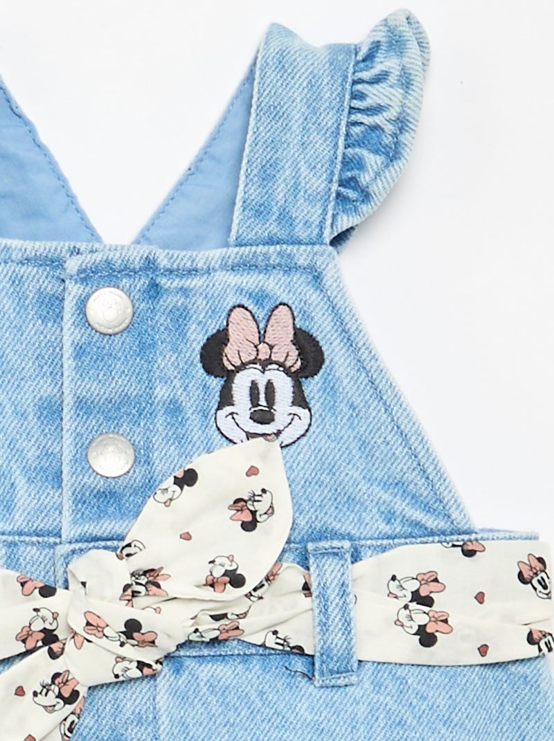 Mouwloze denimjurk Blauw - Kiabi