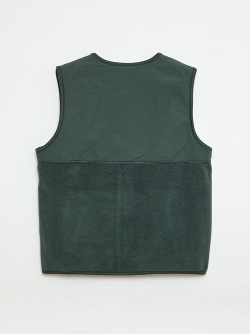 Mouwloze fleece bodywarmer - Kiabi