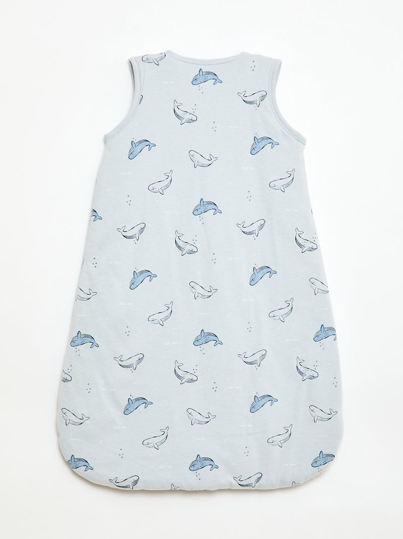 Mouwloze, gewatteerde babyslaapzak, TOG-waarde 2 Blauw - Kiabi