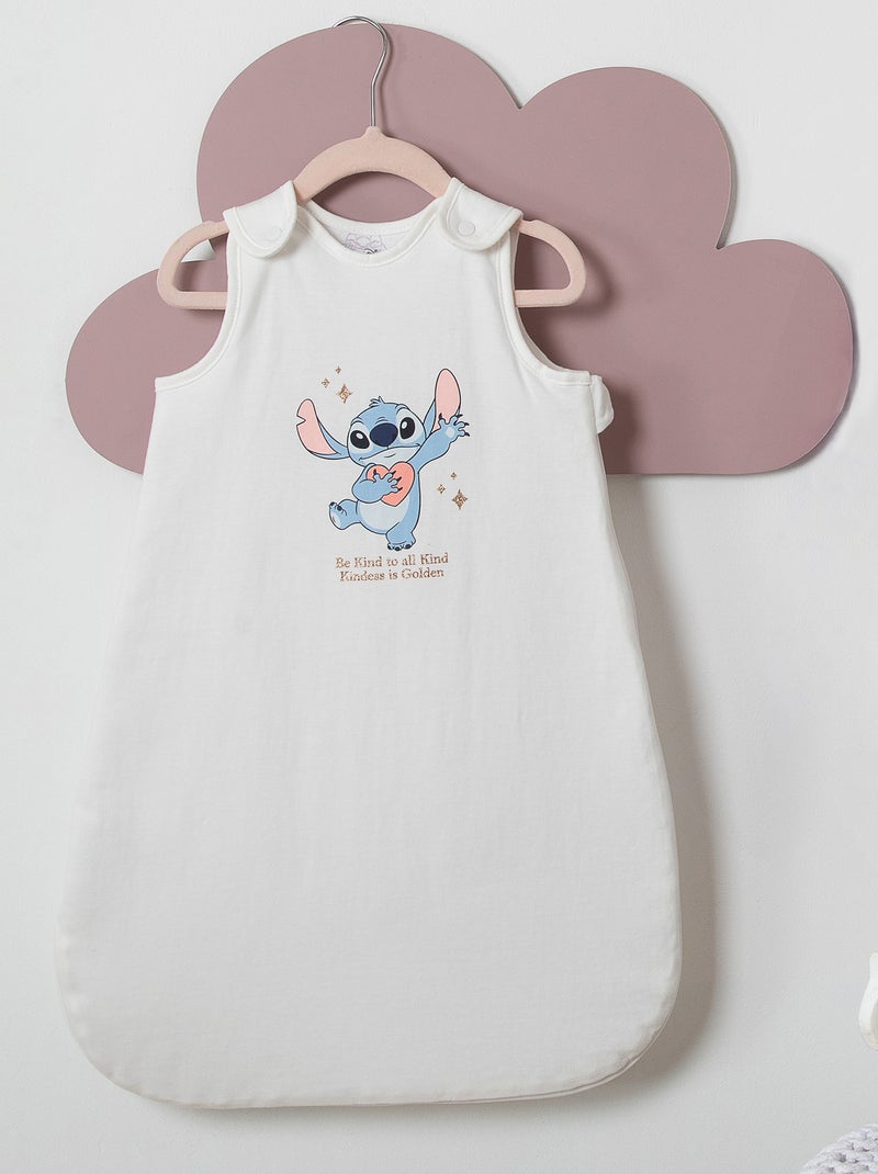 Mouwloze, gewatteerde babyslaapzak, TOG-waarde 2 WIT - Kiabi