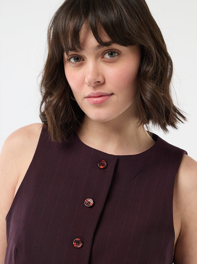 Mouwloze gilet Rood - Kiabi