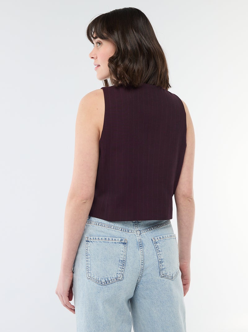 Mouwloze gilet Rood - Kiabi
