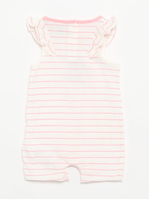 Mouwloze 'Hello Kitty'-romper met ruches - Kiabi