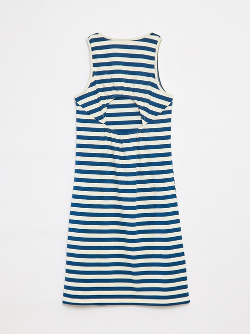 Mouwloze jurk met blote rug - Kiabi