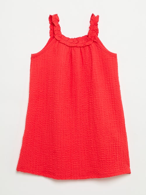 Mouwloze jurk van lichte jerseytricot - Kiabi