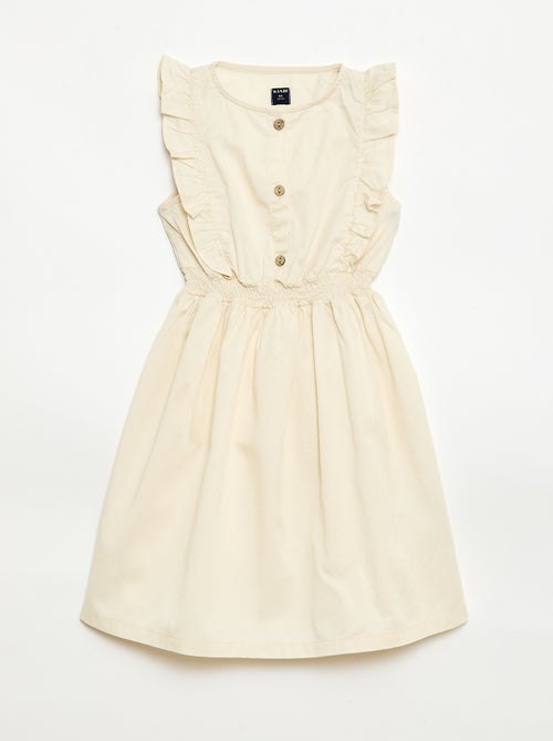 Mouwloze jurk van lichte stof - Kiabi