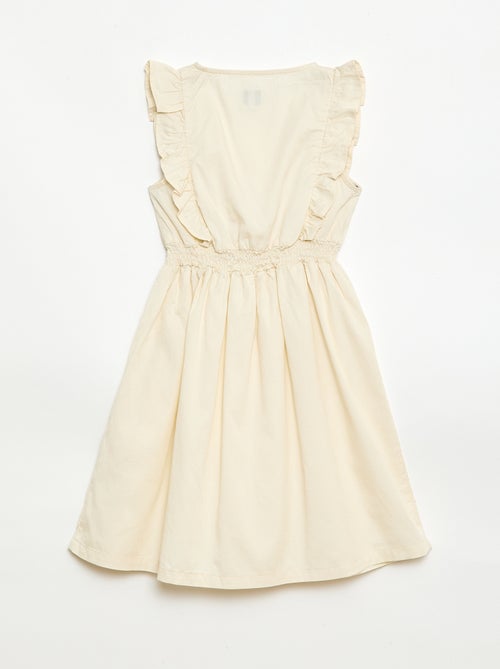 Mouwloze jurk van lichte stof - Kiabi