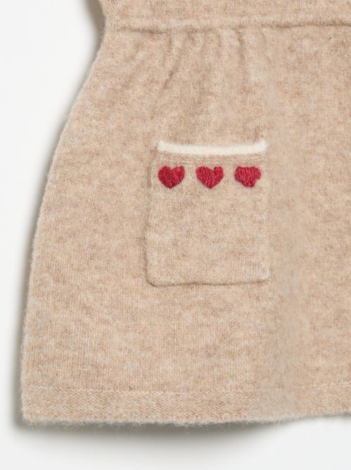Mouwloze jurk van tricot - Kiabi