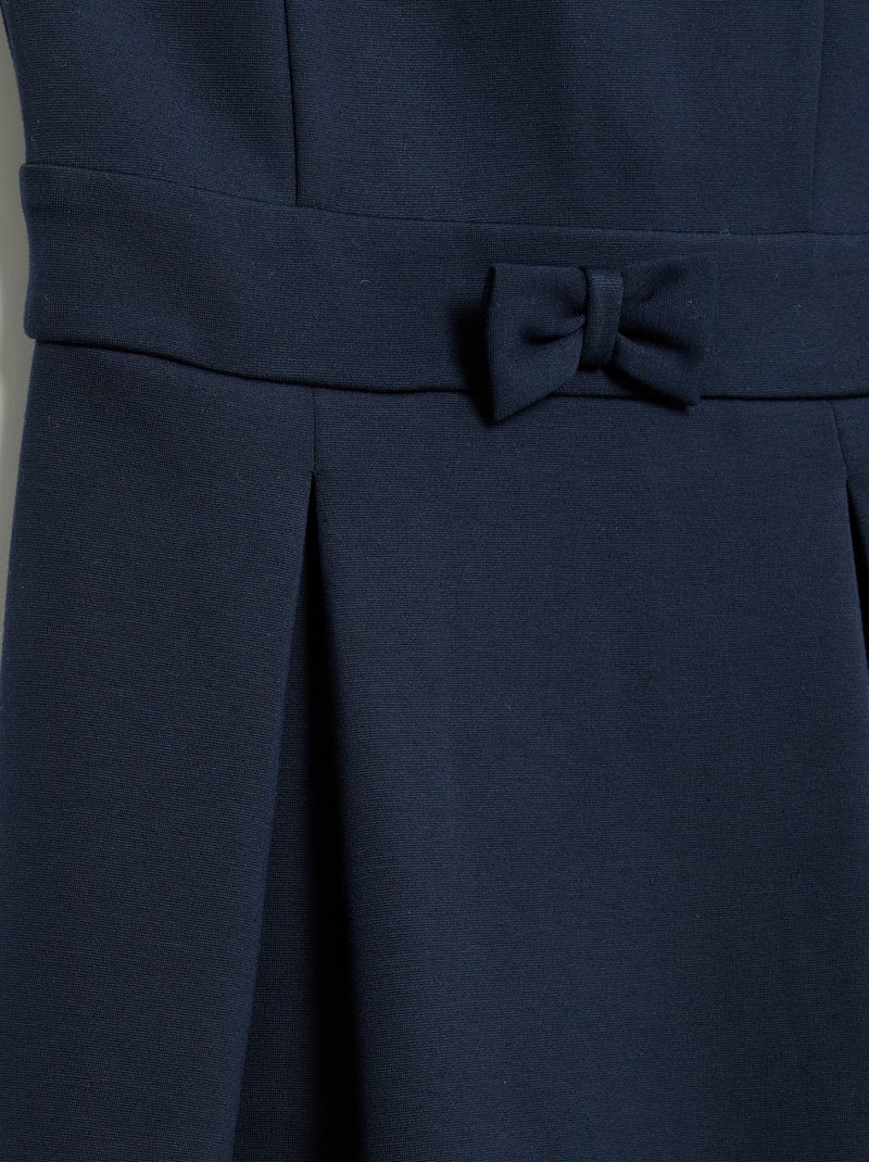 Mouwloze klokkende jurk Blauw - Kiabi